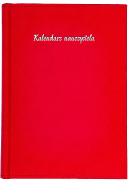 Kalendarz nauczyciela 2021/2022 A5T Vivella czerwona