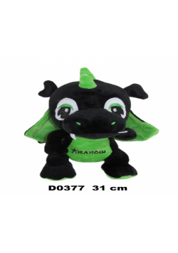 Smok "Kraków" czarny zielony 31cm