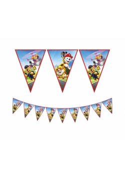 Banner Paw Patrol Rescue Heroes flagi 9szt