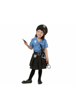 Strój Niebieska Policjantka rozm 92/104cm