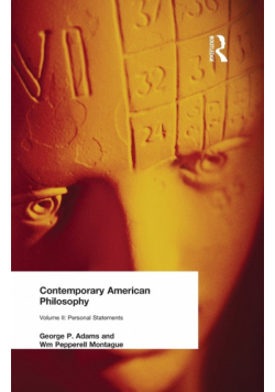 Contemporary American Philosophy