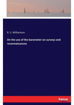 On the use of the barometer on surveys and reconnaissances