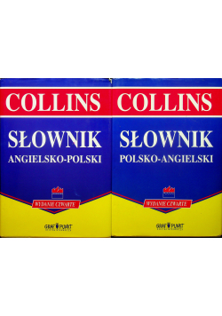 Collins Słownik angielsko - polski polsko - angielski 2 tomy