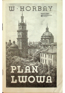 Plan Lwowa Reprint 1938 r.