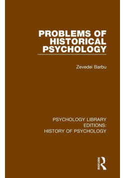 Problems of Historical Psychology