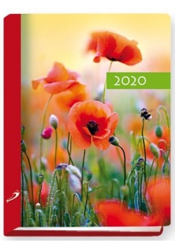 Terminarz 2020 B7 Kolorowy mak
