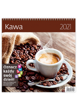 Kalendarz 2021 30x30 Kawa HELMA