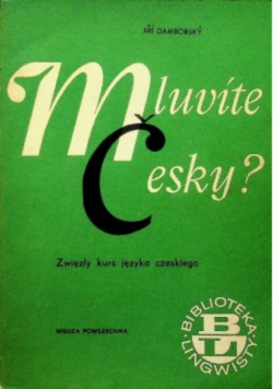 Nkuvite Cesky? Zwiezły kurs języka czeskiego