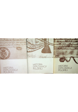 Historia dyplomacji polskiej  3 tomy