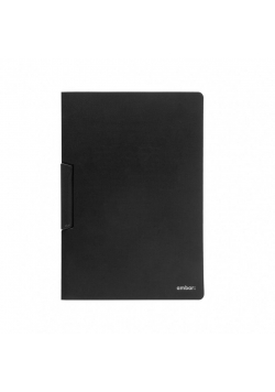 Folder na dokumenty A4 zamykany Polip Czarny