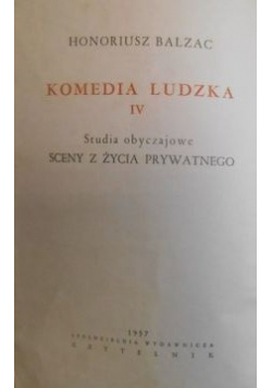Komedia ludzka IV