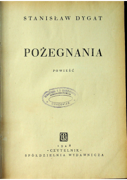Pożegnania 1948 r.