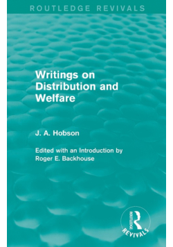 Writings on Distribution and Welfare (Routledge Revivals)