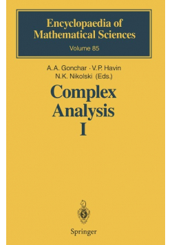 Complex Analysis I