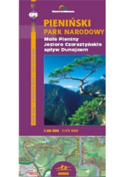 Pieniński Park Narodowy mapa