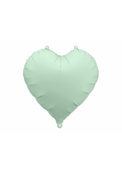 Balon foliowy Serce 45cm zieleń