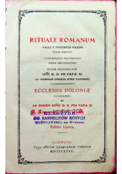 Rituale Romanum 1877 r.