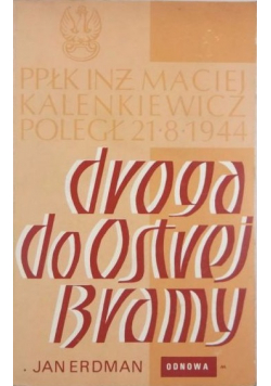 Droga do Ostrej Bramy
