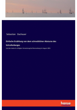 Einfache Erzählung von dem schrecklichen Absturze des Schrofenberges
