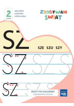 Zdobywam świat Zeszyt do kaligrafii Poziom 2