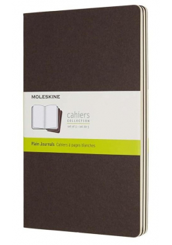 Zestaw 3 zeszytów Cahier Journals 13x21 gładki
