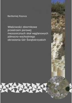 Właściwości zbiornikowe przestrzeni porowej mezozoicznych skał węglanowych północno wschodniego obrzeżenia Gór Świętokrzyskich