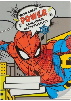 Zeszyt A5/16K linia potrójna Spider Man (20szt)