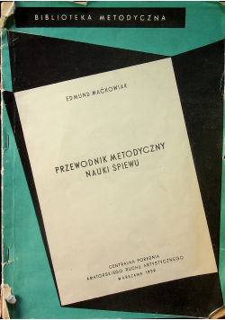 Przewodnik metodyczny nauki śpiewu