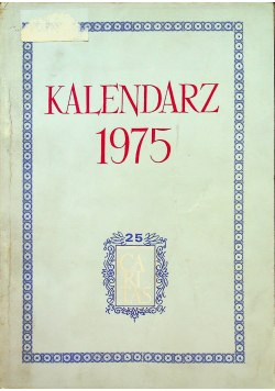Kalendarz 1975