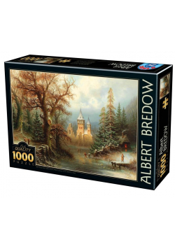 Puzzle 1000 Albert Bredow, Romantyczny krajobraz