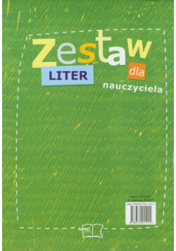 Zestaw liter dla nauczyciela