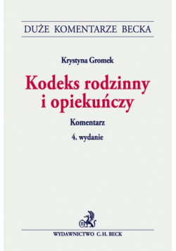 Kodeks rodzinny i opiekuńczy Komentarz