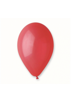 Balony pastelowe ciemne czerwone 25,5cm 500szt