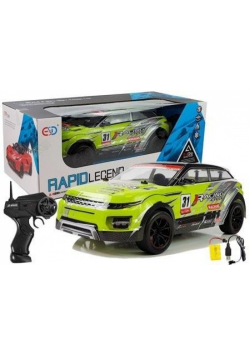 Auto rajdowe R/C 1:10 zielone