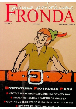 Pismo poświęcone Fronda Nr 49/08