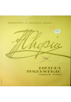Fryderyk Chopin Dzieła wszystkie Opakowanie 65 Płyta Winylowa