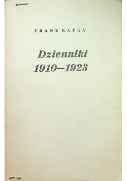 Dzienniki 1910  1923