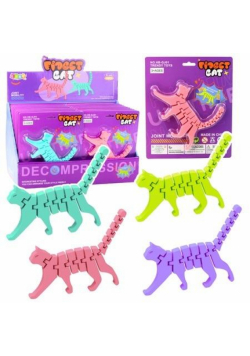 Kot 3D układanka elastyczna MIX