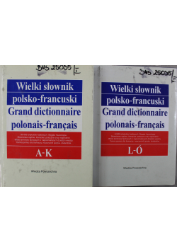Wielki słownik polsko - francuski II Tomy