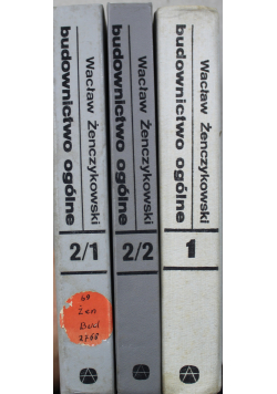 Budownictwo Ogólne  3  Tomy