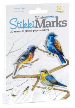 StikkiMarks Winter Birds Zakładki Ptaszki