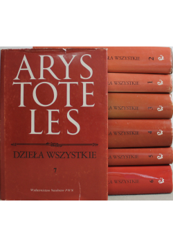 Arystoteles Dzieła wszystkie 7 tomów