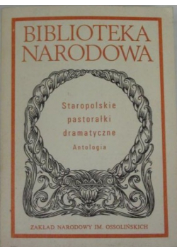 Staropolskie pastorałki dramatyczne antologia