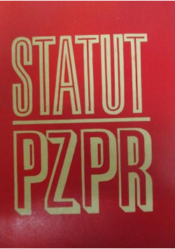 Statut PZPR