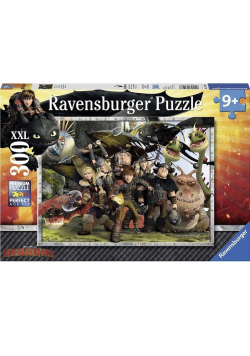 Puzzle 300 Dragons Blisko przyjaciół