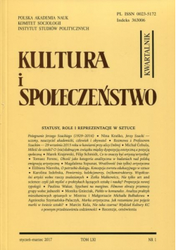 Kultura i społeczeństwo nr 1