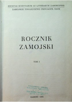 Rocznik Zamojski Tom I