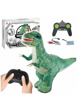 Duży dinozaur dmuchany R/C zielony 130x190cm