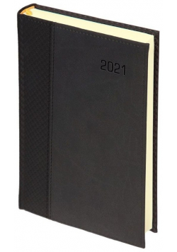 Kalendarz 2021 B5 D107RK dzienny Carbon Paris czarny