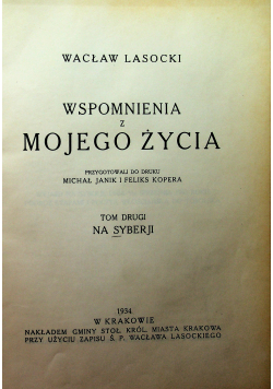 Wspomnienia z mojego życia 1904 r